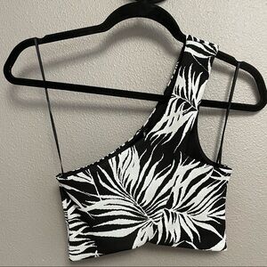 (NOT FOR SALE) ZARA tropical crop top